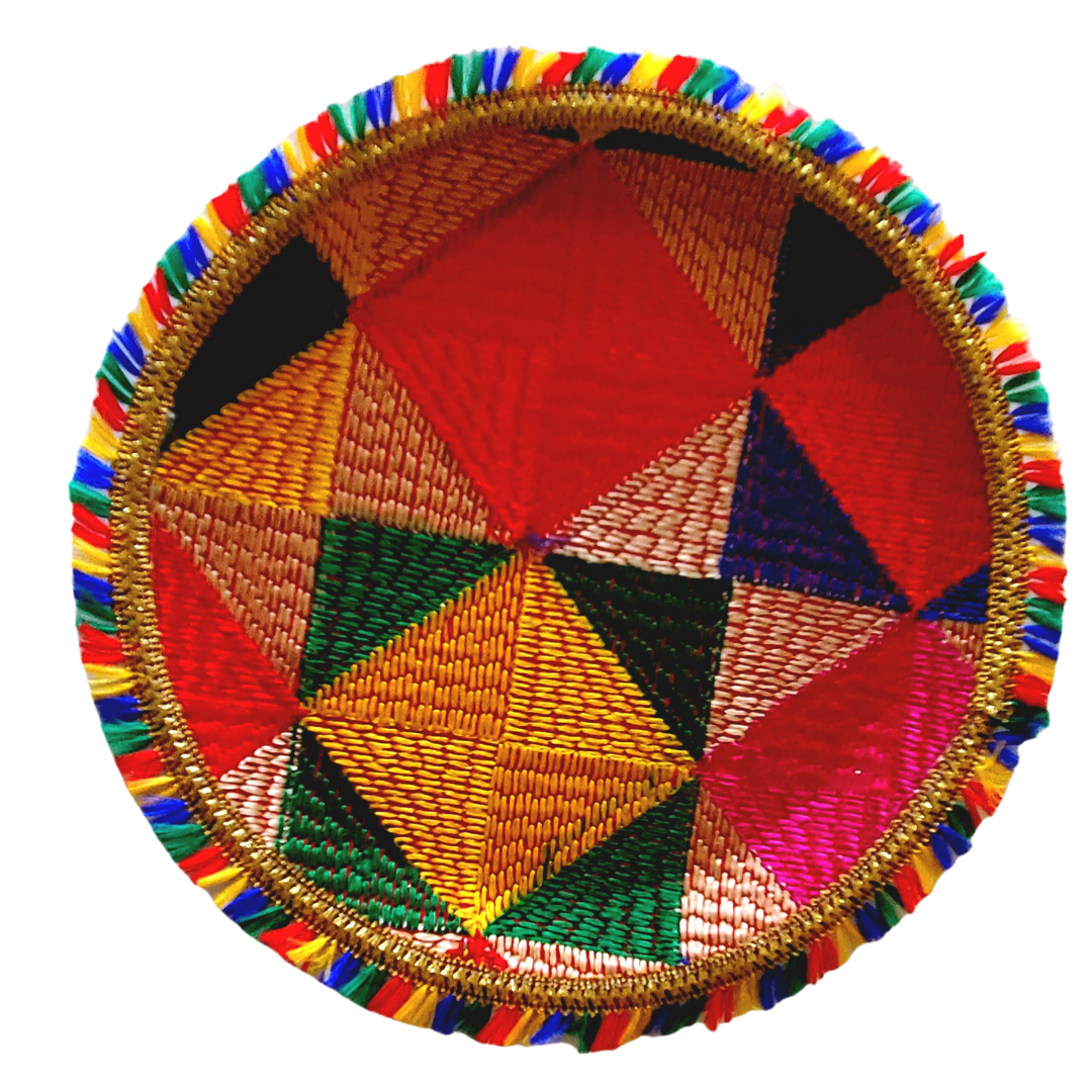 Phulkari Plate