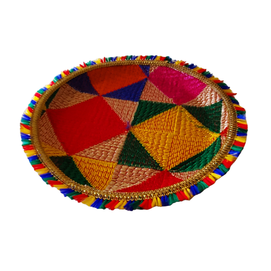 Phulkari Plate
