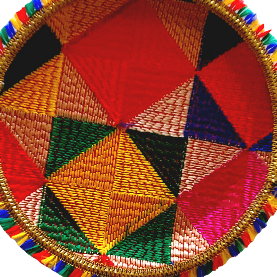 Phulkari Plate