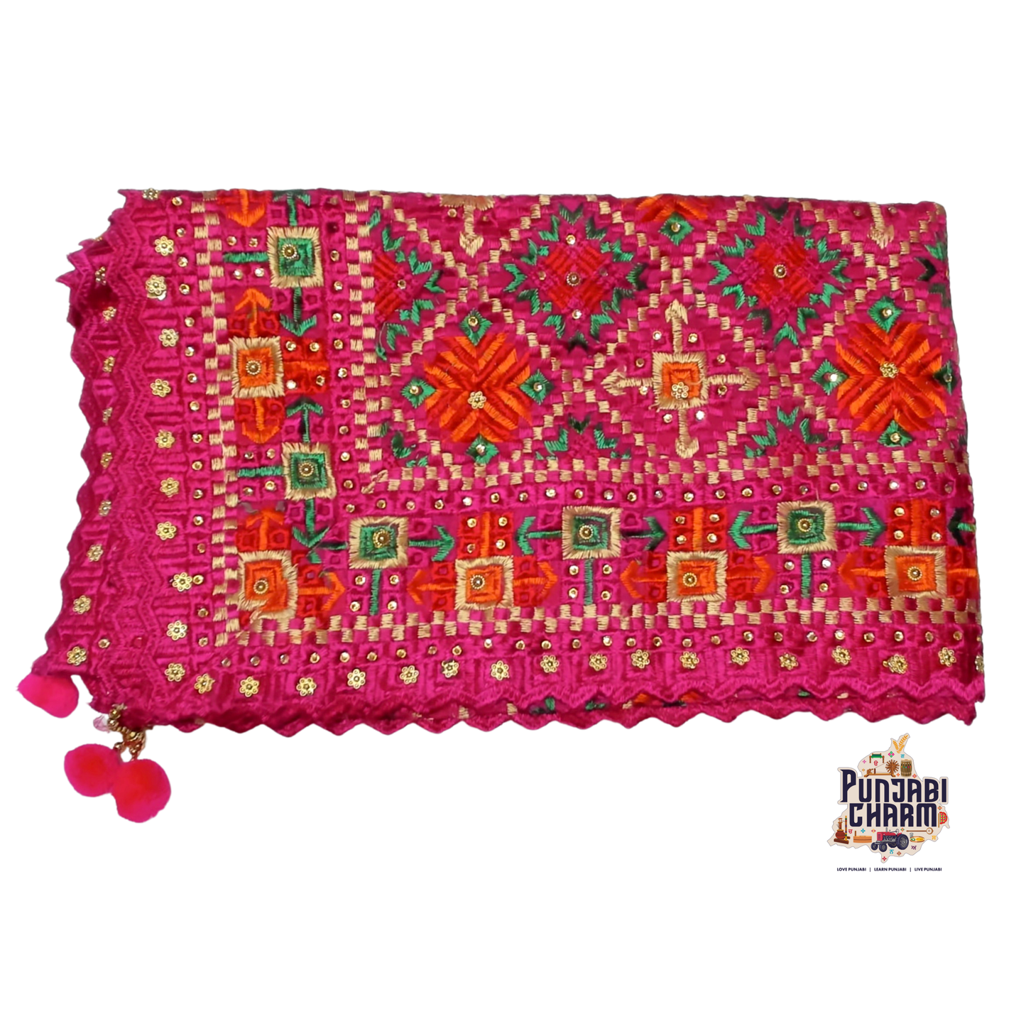 Beautiful Punjabi Phulkari/Fulkari