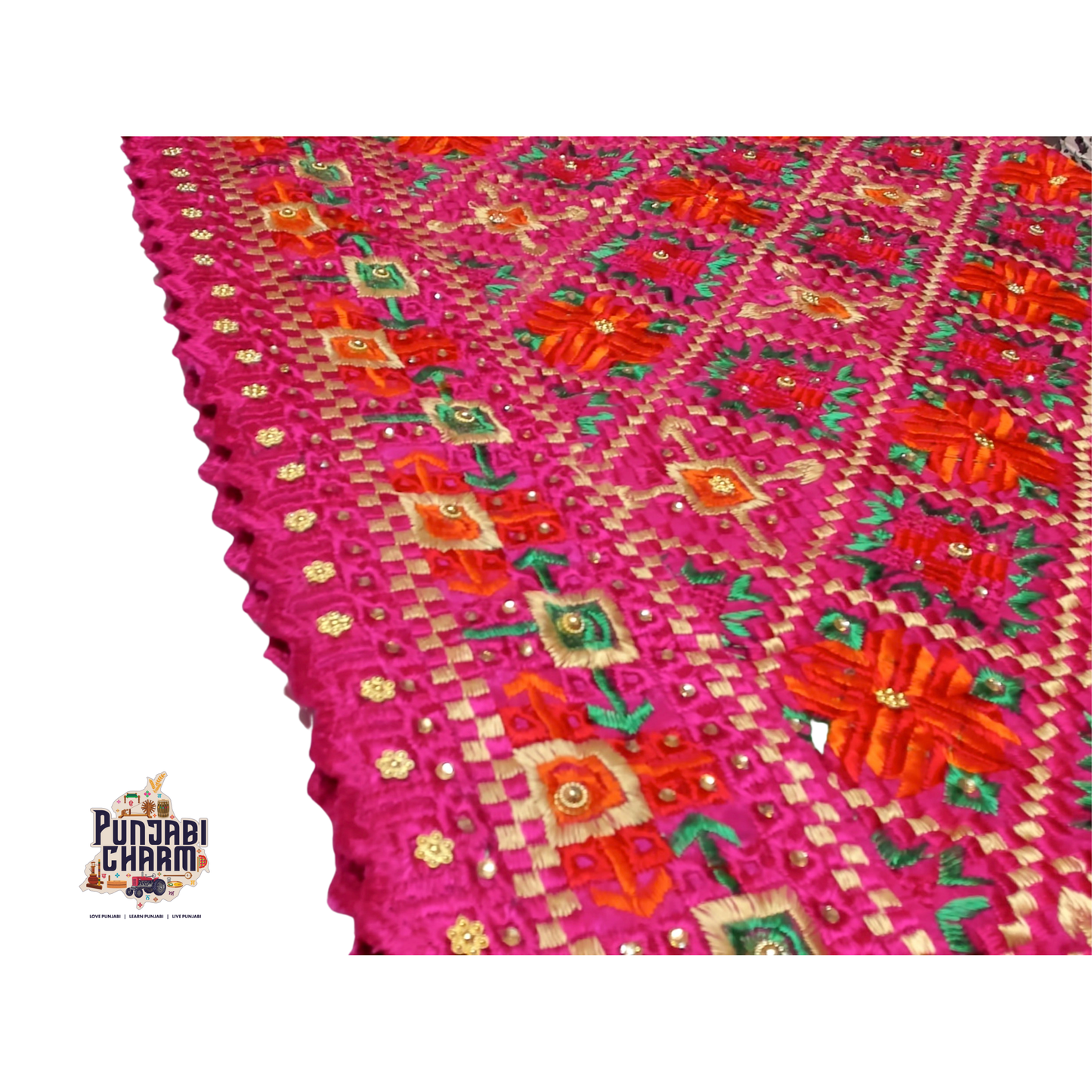 Beautiful Punjabi Phulkari/Fulkari
