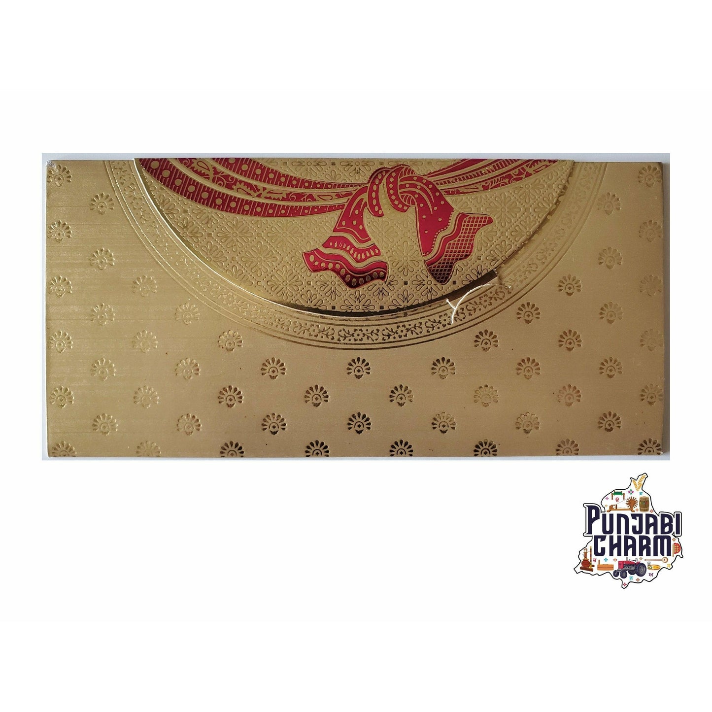 Wedding Envelope - Set of 10 envelopes, Premium Quality with Golden Floral Print | Money Envelope | Gift Envelope