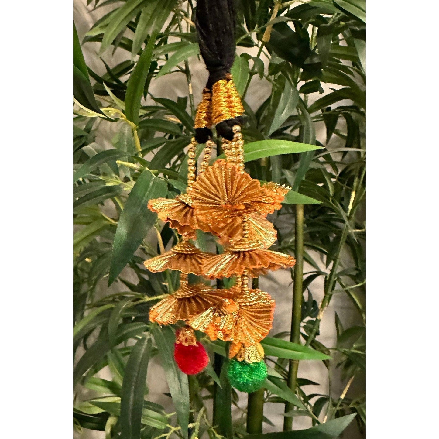 Beautiful multicolor parandi/paranda with Pom Pom - For Kids and Teenagers