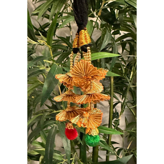 Beautiful multicolor parandi/paranda with Pom Pom - For Kids and Teenagers