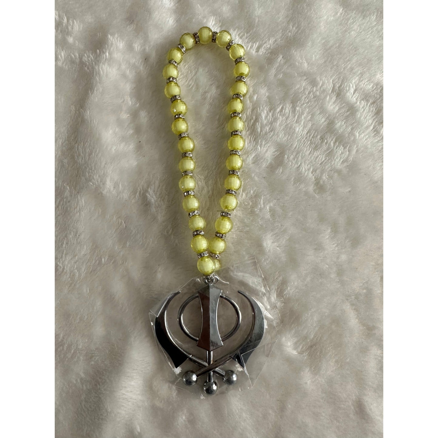 Car Hanging with yellow beads