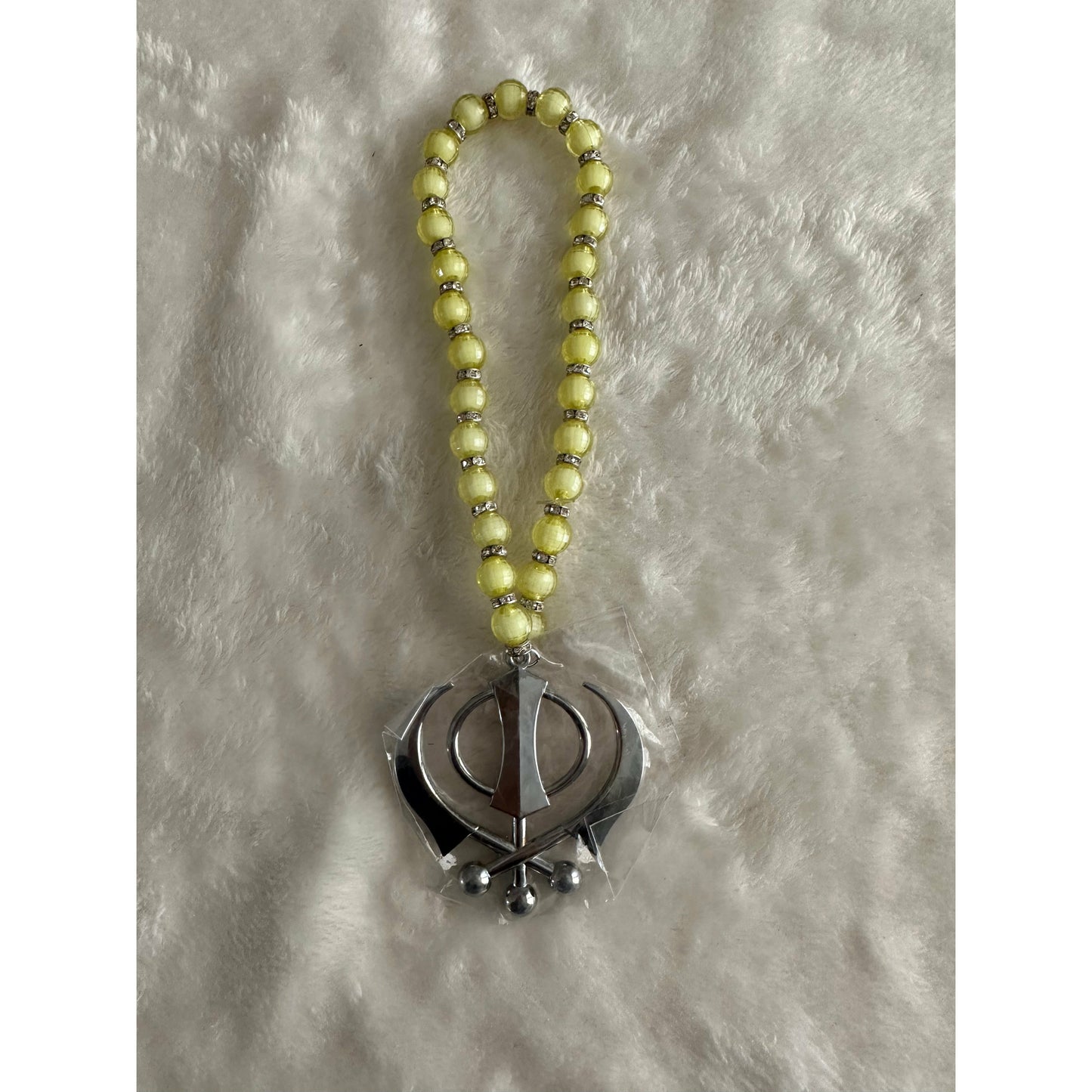 Khanda kirpan car hanging