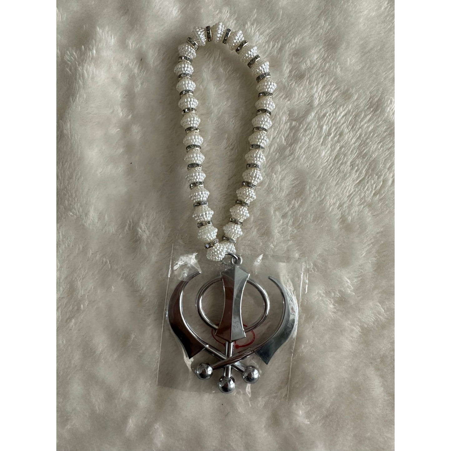 Khanda kirpan car hanging