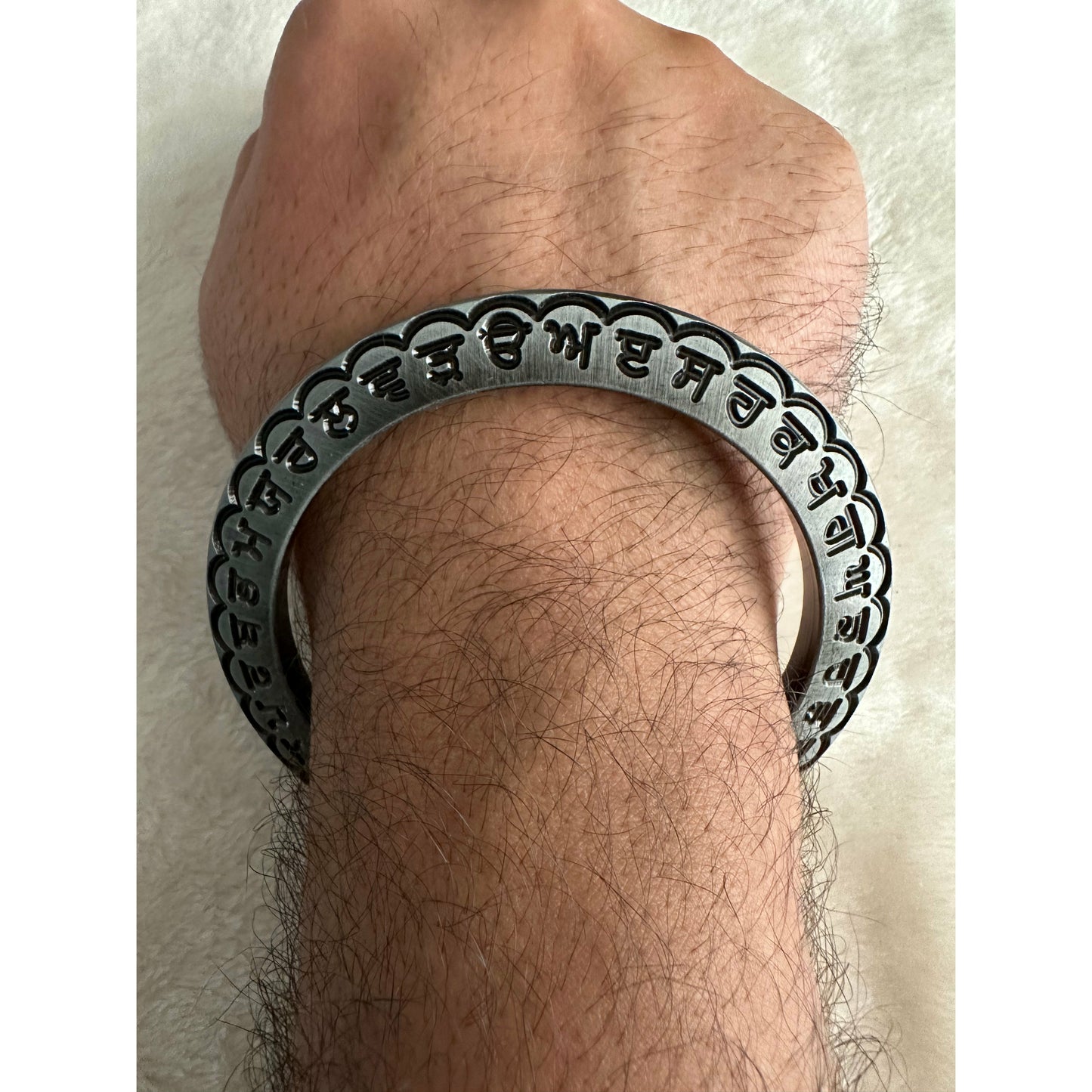 Sikh Kara - Black Silver