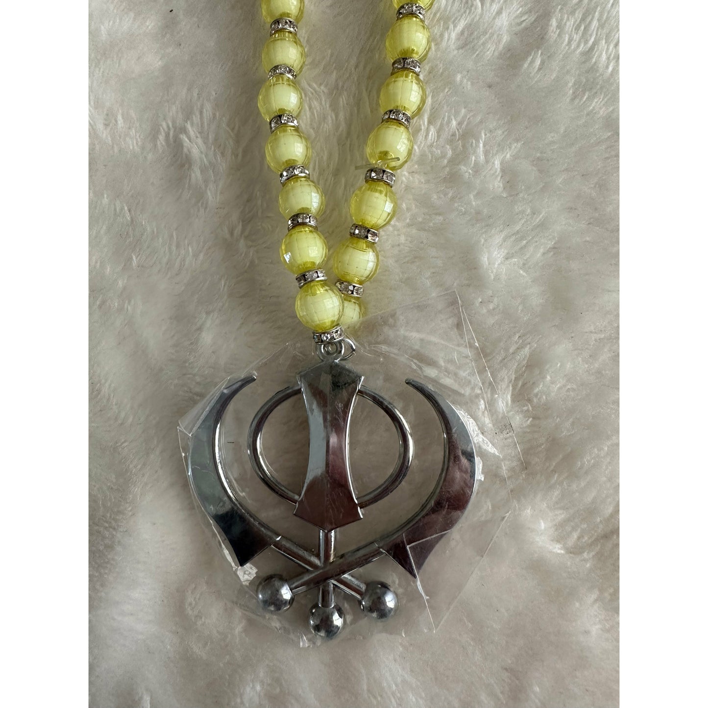 Car Hanging with yellow beads